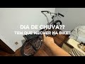 Estava chovendo aqui em casa aproveitei para arrumar minha bike!!