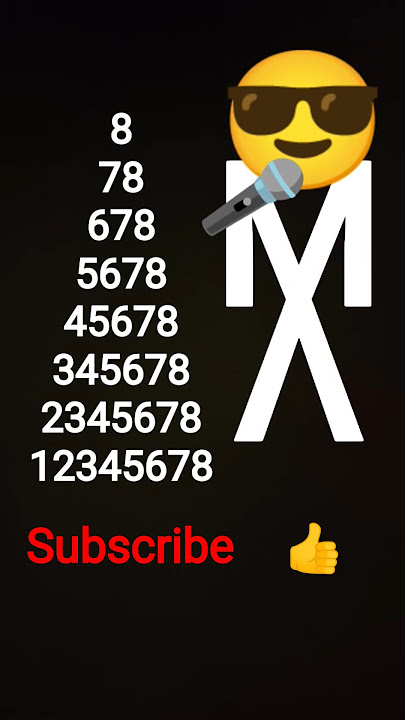 #87654321 #Number challenge #reversenumber #87654321#number #numbersong