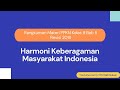 Kuis Harmoni Keberagaman Masyarakat Indonesia