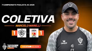 COLETIVA DE IMPRENSA - MARCELO MARELLI - RIO BRANCO 1x1 UNIÃO SÃO JOÃO - A3 - RODADA 6 - 11/02/26