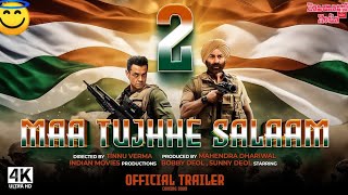Maa Tujhe Salaam 2 - Trailer Review Biggest Movie Of 2024 | Sunny Deol | | Bobby Deol | | By Surya |