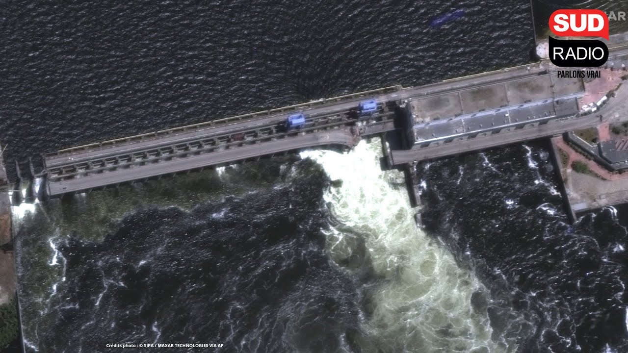 Ukraine : le barrage de Kakhovka en partie détruit
