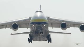 AN124-100M UR-82029 Antonov Airlines - head on take-off
