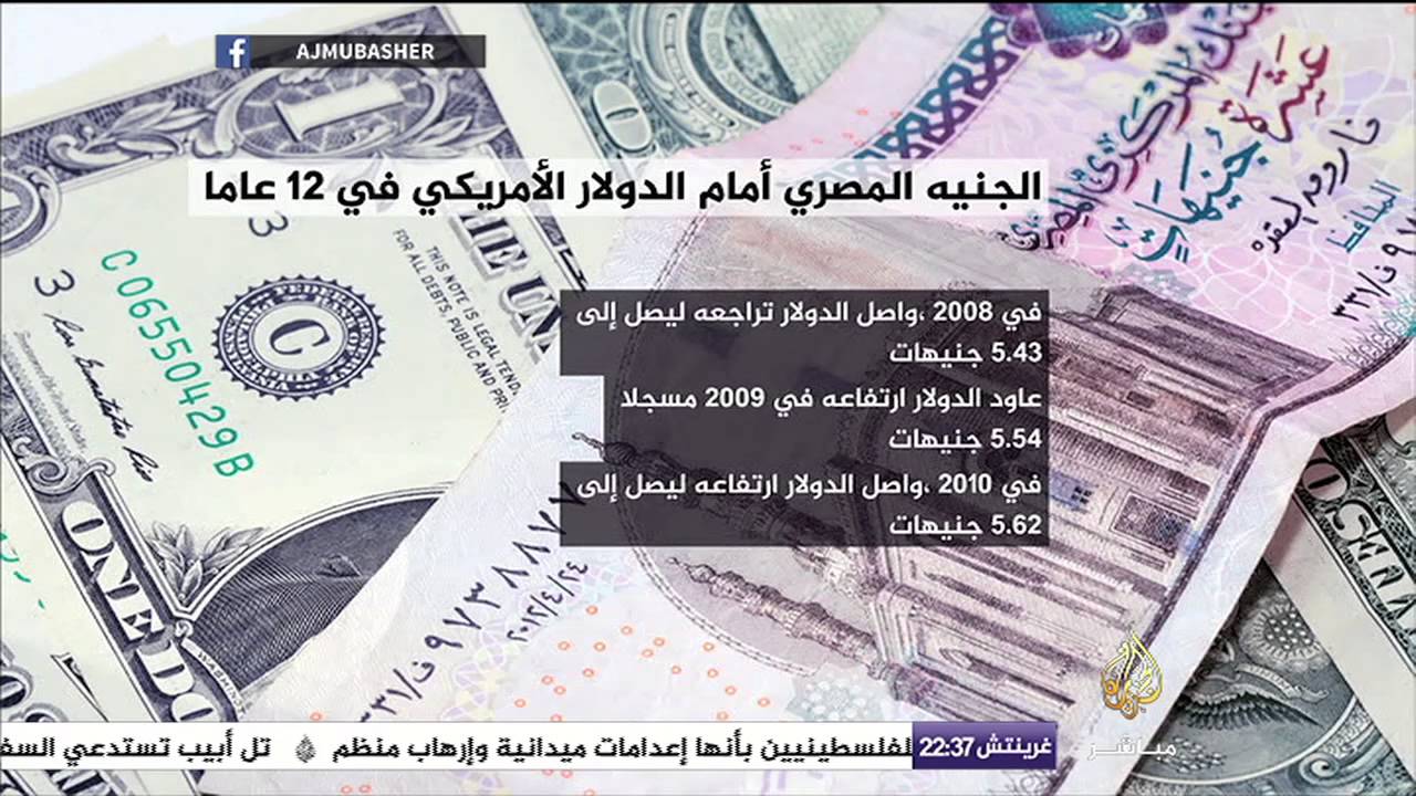 انفوغراف | الجنيه المصري أمام الدولار الأمريكي .. رحلة ١٢ عام