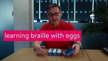 Teaching Braille |  How can eggs help to teach someone braille?  | Henshaws Knowledge Village