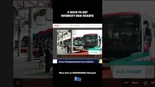 3 ways to get intercity bus tickets online in Korea | KOREA in 60 Seconds screenshot 1