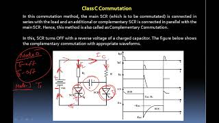 Thyristor Commutation|Class C Class D| Power Electronics