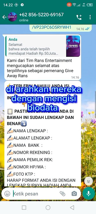 WA dari RANS Entertainment AUTO KAYA #sohrts