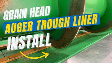 How to Install a May Wes UHMW Grain Head Auger Trough Liner