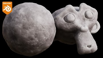 Procedural Lumpy Clay Material (Blender Tutorial)