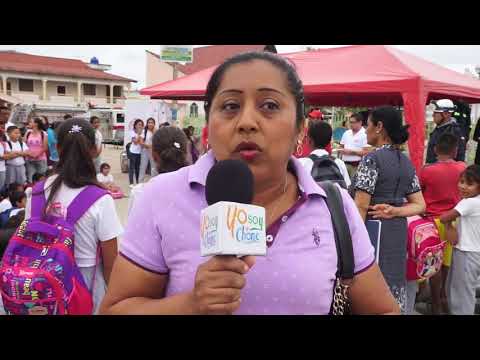 Microinformativo Yo Soy de Chone - Bomberos capacitaron a estudiantes de Convento