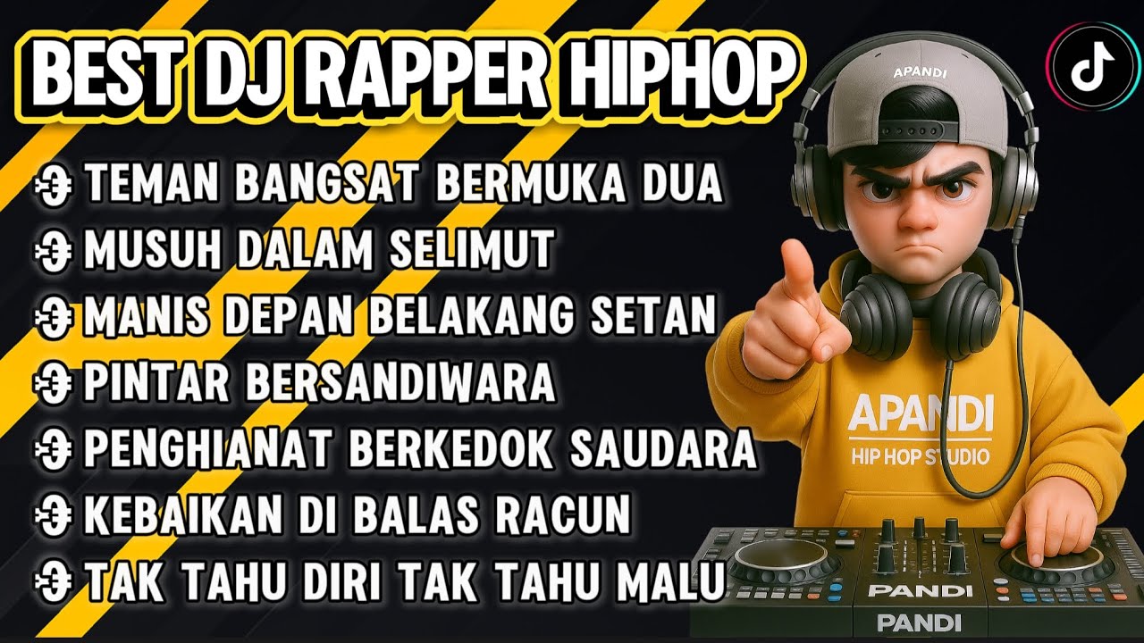 BEST DJ RAPPER HIPHOP || MANIS DEPAN BELAKANG SETAN DAN BERMUKA DUA || TERBARU #djhiphop #djdangdut 