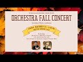 Orchestra fall concert 2023