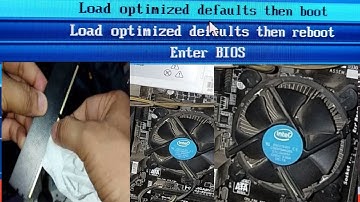 BIOS has been reset- please decide how to continue #load optinized defaults then boot
