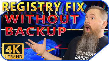 Ik had het jarenlang mis – Register repareren GEEN back-up