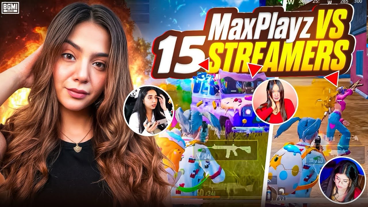 MaxPlayz vs 15+ Pro Streamer’s 🔥 MaxPlayz vs Pro YouTubers 1v4 Fastest ...