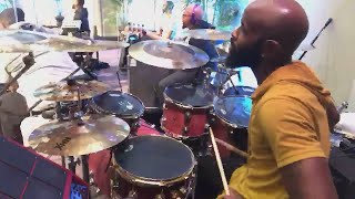 Video thumbnail of "Praise You - Zacardi Cortez w/ Mike Hunter On Drums"