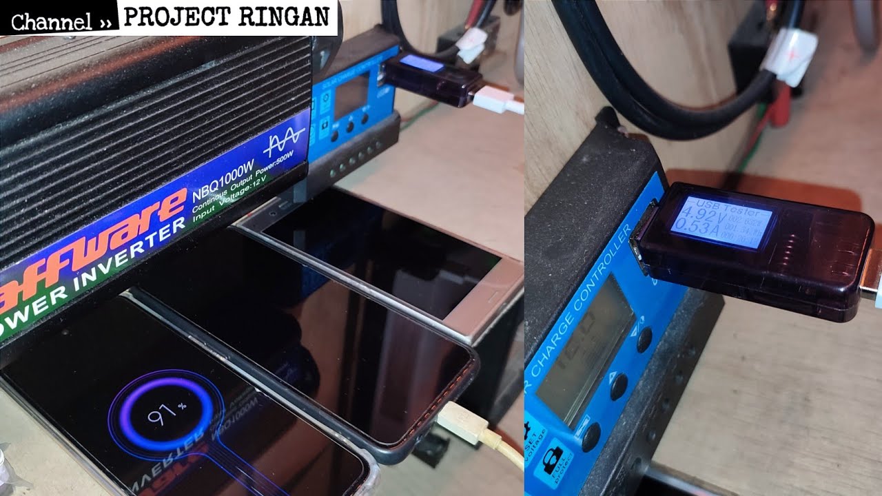 Kalo Gak Di COBA Langsung Gak Tau Kemampuan USB Charge SCC PWM Sejuta 
