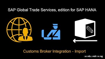 SAP Global Trade Services, edition for SAP HANA - Customs Broker Integration - Import