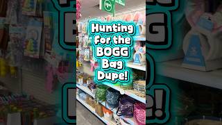 Hunting the Easter aisles for the Bogg dupe! #dollartreefinds #dollartreehaul #dollartree #boggbag