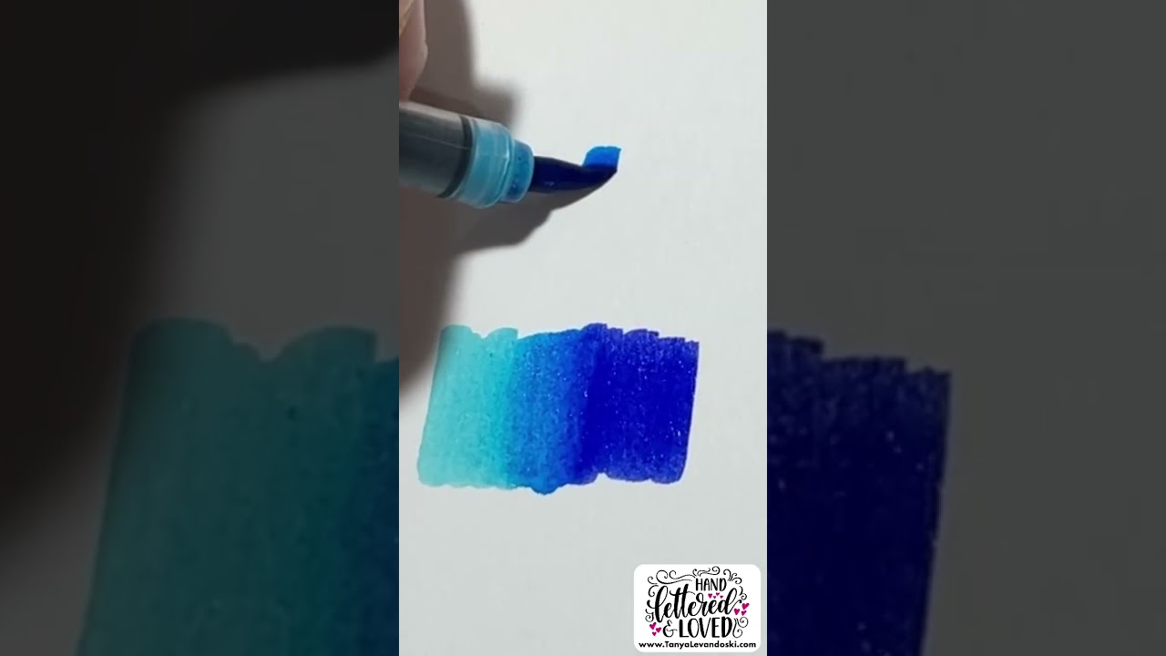 Swatch Karin Acrylic Brush Pens with Me – The Pigeon Letters