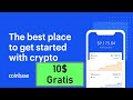 Coinbase | Consigue $10 en Bitcoins