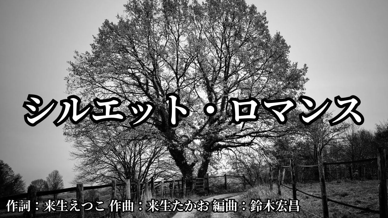 【カラオケ】シルエット・ロマンス／大橋純子【オフボーカル メロディ有り karaoke】