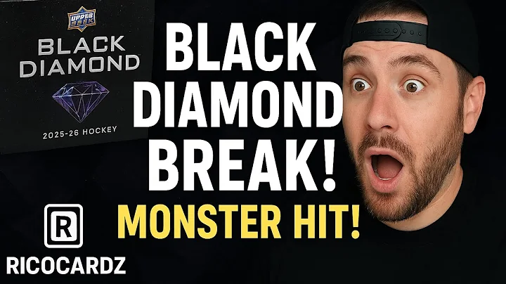 Huge Hockey Card Hit! 2025-26 Black Diamond Hobby Box Break