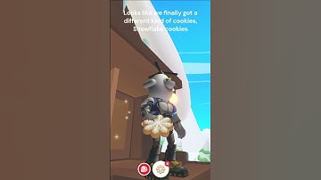 Adopt me advent calendar day 13: Snowflake Cookies #shorts