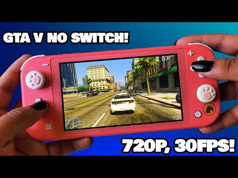 F0D4-SE GTA 6!!! PORTARAM GTA 5 PARA NINTENDO SWITCH! | TUTORIAL e PERFORMANCE