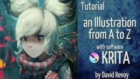 Tutorial an illustration from A to Z with Krita