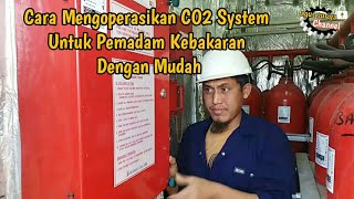 Cara mengoperasikan CO2 system dengan mudah. fire alarm system di kapal