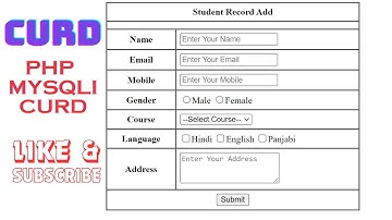 PHP CRUD Operations Tutorial Using MySQLi in Hindi | Update | PHP Tutorial | Part-4