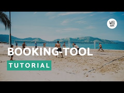 Tutorial: Webhero Booking-tool