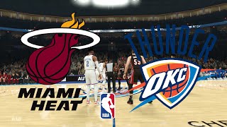 Miami Heat Vs Oklahoma City Thunder Highlights - 12th August 2020 - NBA 2K20