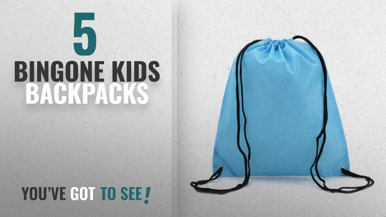 Best Bingone Kids Backpacks [2018]: BINGONE Folding Sport Backpack Nylon Drawstring Bag Home Travel