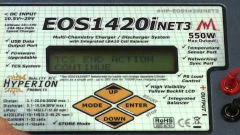 How to set memory position, charge, and discharge - LiPo - Hyperion EOS1420i NET3 Charger