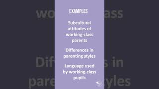 Cultural Deprivation | 60 Second Sociology (GCSE Education)