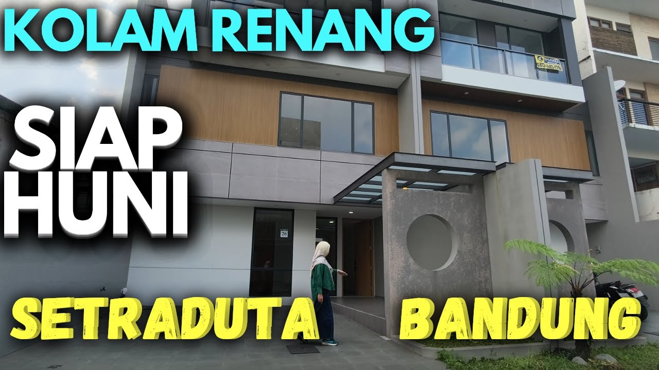 LEGA Rumah Kolam Renang Siap Huni Setraduta Bandung #rumahkolamrenang  #rumahbandung #rumahsetraduta