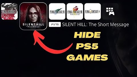 Hoe je PS5-games op het startscherm verbergt