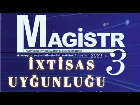 Magistraturada hansı ixtisasda oxuya bilərəm? Magistr 3 jurnalı 2021