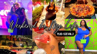Weekend In My Plus Size Life I Met Supa Cent Plus-Size Vlog Atl Night Life Tail Making