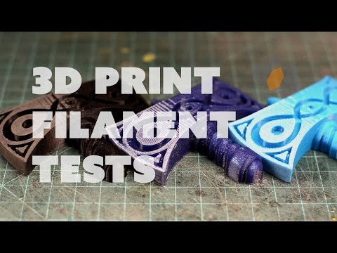 Prop: Shop - 3D Printer Filament Tests for Prop Making