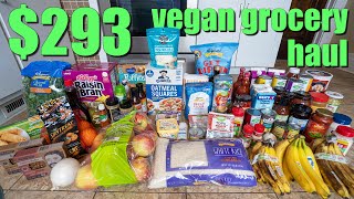 $293 Vegan Grocery Haul!