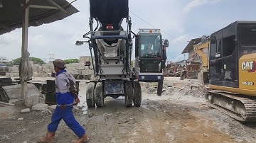 Weighing System Test for the 4 0 M³ Self Loading Concrete Mixer on Site