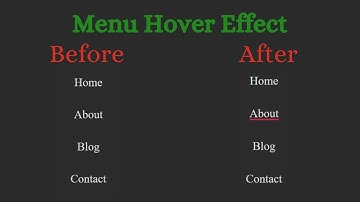 Menu Hover Effect #javascript #frontend #animation #loader #loading #htmlcss