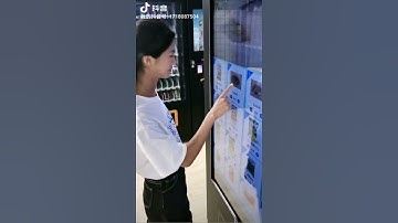 Double Safety Glass Door Reserve 55 Inch Touch Screen Vending Machine For Environment