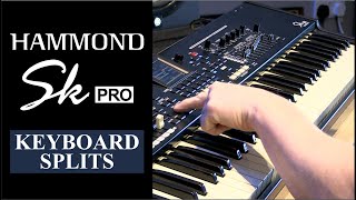 Hammond Sk Pro Tutorial Creative Keyboard Splits