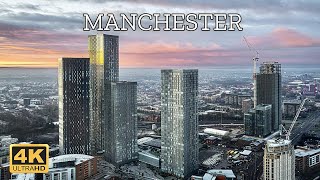 Manchester, England 🇬🇧 | 4K Drone Footage