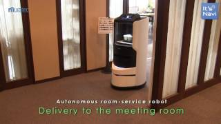 Autonomous room-service robot